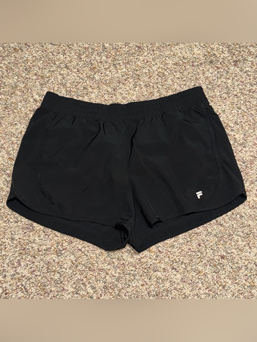 Fila Women's plus size 2X shorts Black Athletic Shorts running shorts workout